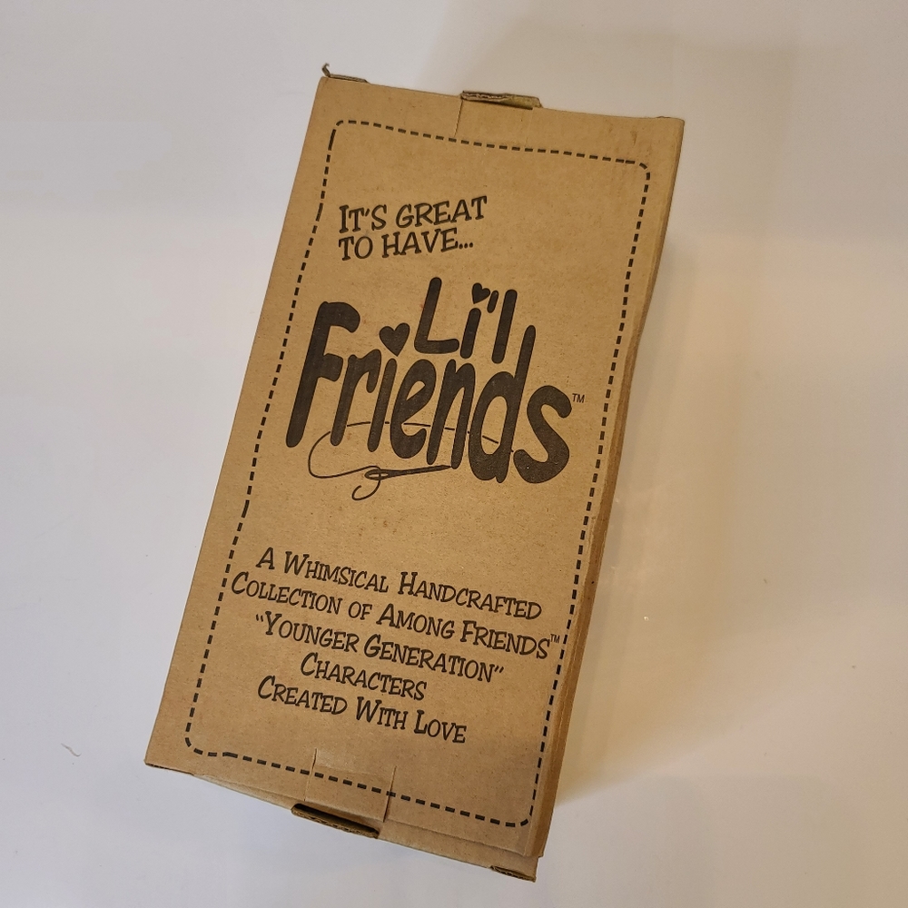 Rare Vintage Lil Friends Teddy Bear Timmy doll with box Collectible 9" - Picture 8 of 9